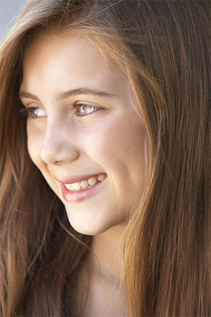 stock photo of a teen girl